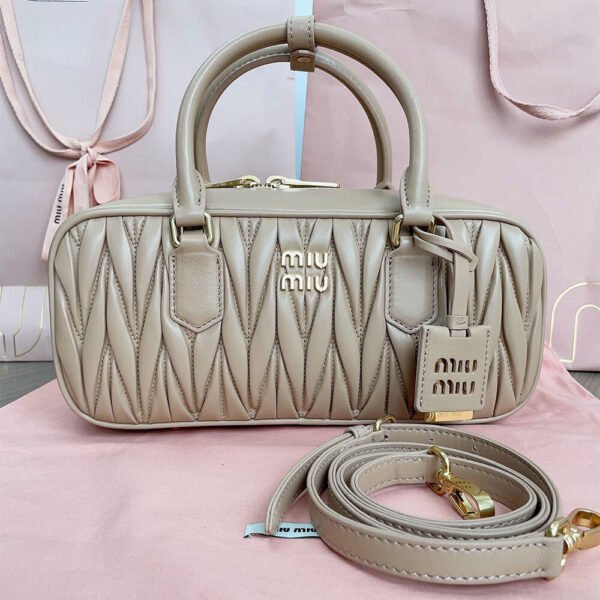 MIUMIU Large Arcadie matelasse nappa Bag(HIGH-END GRADE) - Image 3