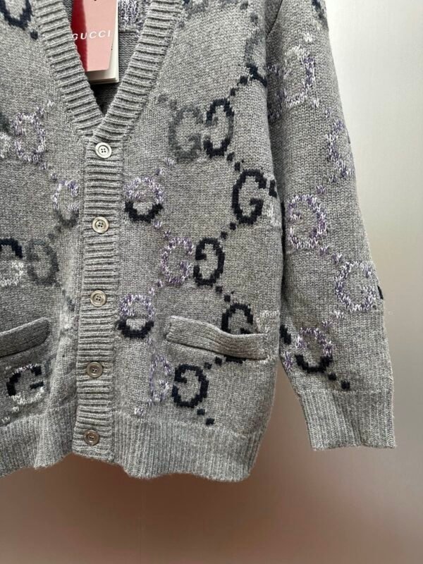 Gradient Wool Knit Cardigan – Early Fall 2025 Collection - Image 7