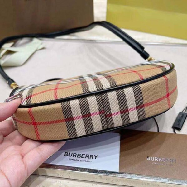 Olympia Pouch checked shoulder bag - Image 7