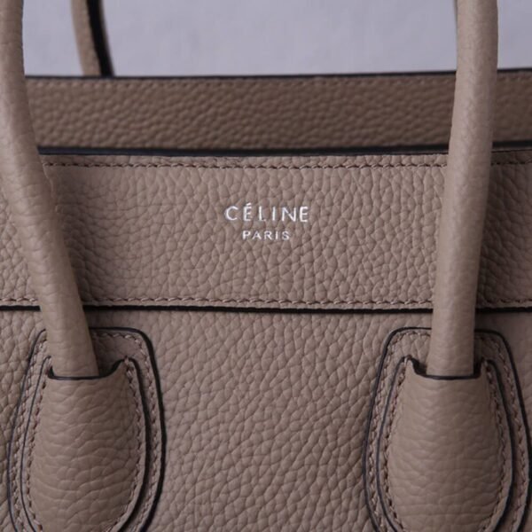 CELINE MICRO LUGGAGE HANDBAG IN CALFSKIN - Image 6