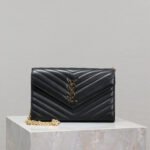 YSL cassandre chain wallet in lambskin - Image 3