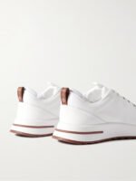 Weekend Walk Leather-Trimmed Mesh Sneakers - Image 7