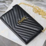YSL cassandre chain wallet in lambskin - Image 6