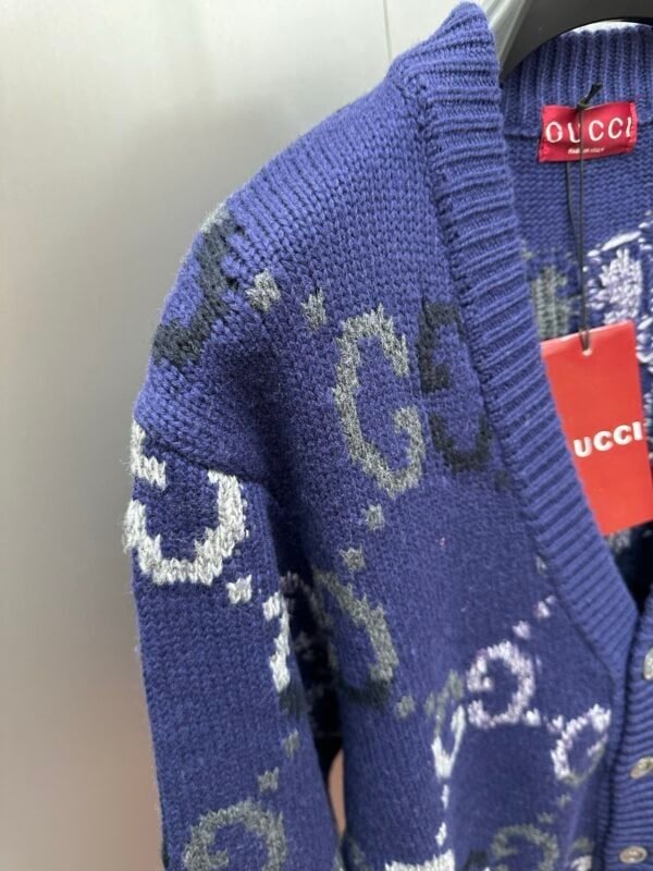 Gradient Wool Knit Cardigan – Early Fall 2025 Collection - Image 6