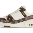 White & Brown Damier