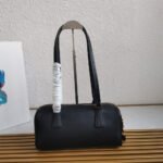 Prada Medium leather top-handle bag with padlock(high-end grade) - Image 8