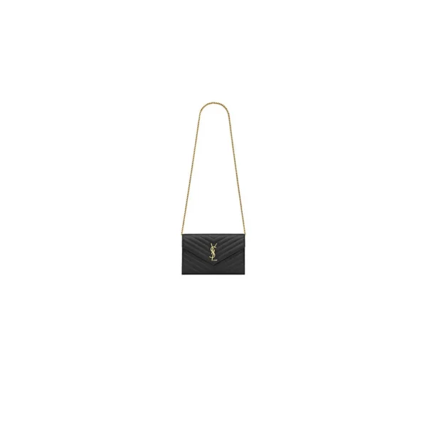 YSL cassandre chain wallet in lambskin - Image 2