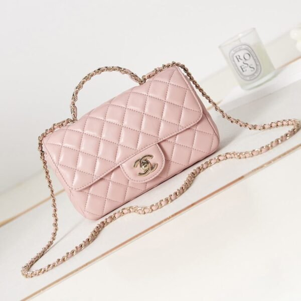 CHANEL Mini Flap With Top Handle - Image 3