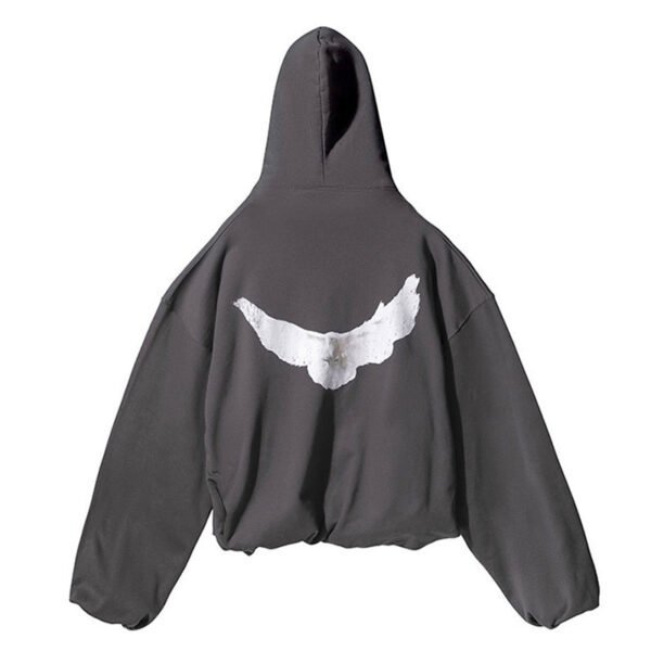 YZY GAP Hoodies Charcoal gray - Image 3