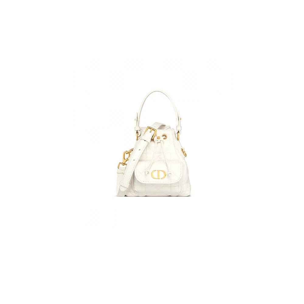fac4e7eac5da06510c5ed7bfe5ab7cc0.jpeg Dior Caro Nano Bucket Bag(HIGH-END GRADE) - Image 1