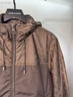 Winter New Thin Cotton Full Print Patchwork Hooded Jacket - Image 7