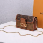 LV Dauphine Chain Wallet - Image 4