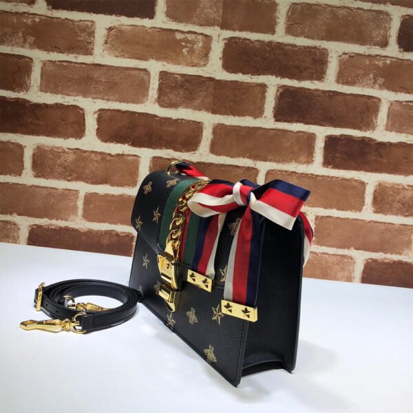 GG Sylvie Bee Star small shoulder bag - Image 4