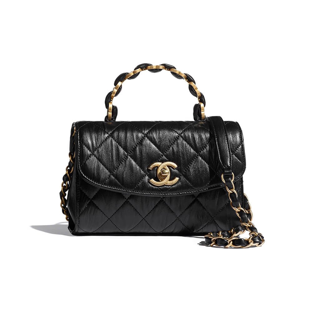 fca193c634fbdfa03ad25edcabf0b9a3.jpeg CHANEL Mini Flap Bag with Top Handle - Image 1
