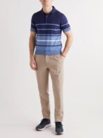 Weekend Walk Leather-Trimmed Mesh Sneakers - Image 3