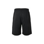 Prada Triangle Logo Striped Black Cotton Drawstring Shorts - Image 3