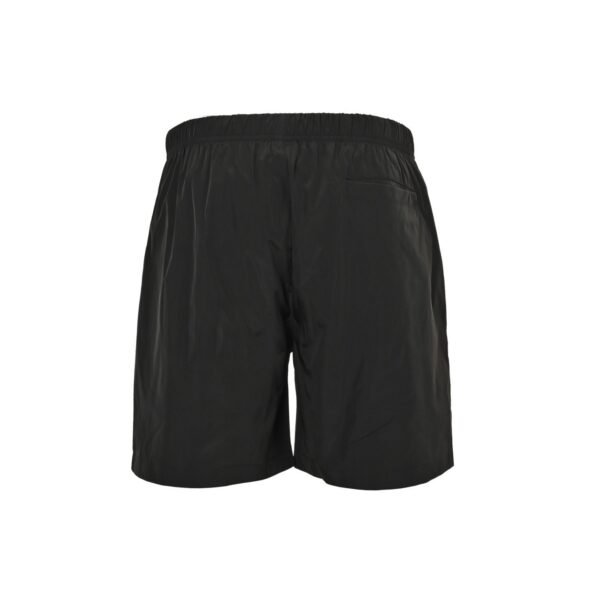 Prada Triangle Logo Plaque Black Re-Nylon Elasticated Waistband Shorts - Image 3