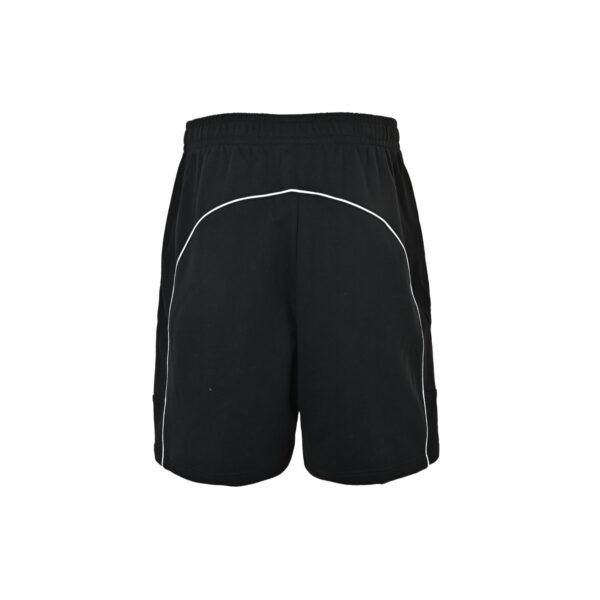 ⁦شورت رياضي أسود مطرز بشعار «Balenciaga Football Crest»⁩ - الصورة ⁦3⁩