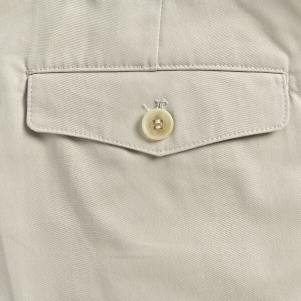 Prada Light Grey Pleated Bermuda Shorts - Image 7