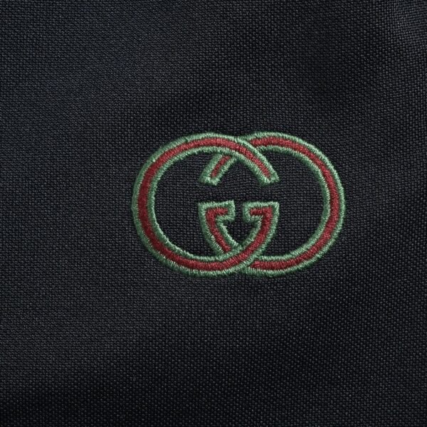 Gucci Interlocking G Side Stripe Black Drawstring Shorts - Image 7