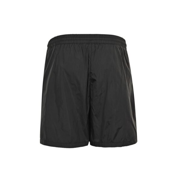 Prada Triangle Logo Plaque Black Re-Nylon Shorts - Image 3