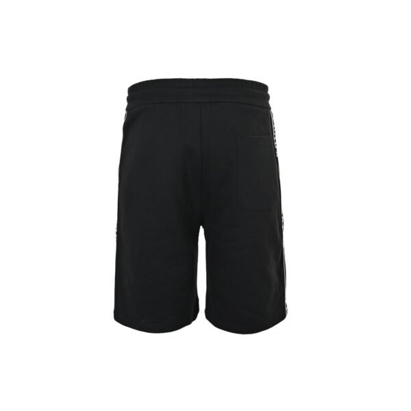 Prada Triangle Logo Plaque Drawstring Black Shorts - Image 3