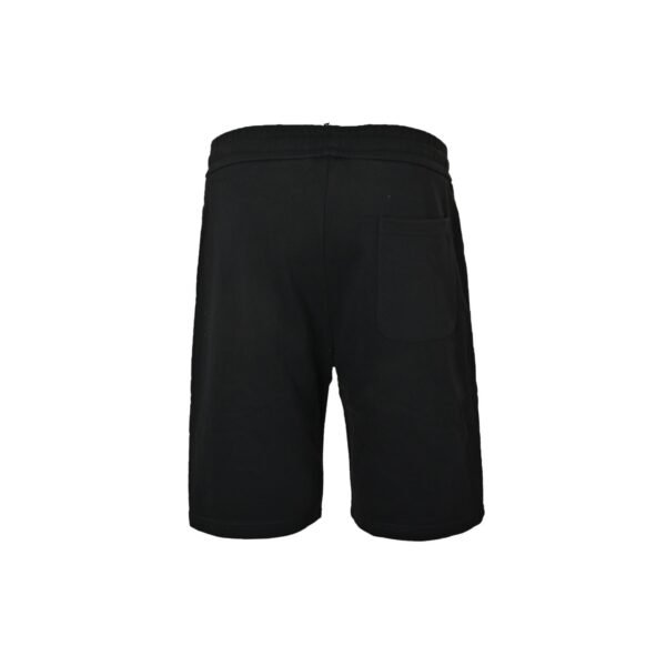 Balenciaga Whiskered Washed Effect Black Cotton Drawstring Sweat Shorts - Image 3