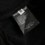 Balenciaga Heavy Metal Graphic Logo Black Drawstring Shorts - Image 6