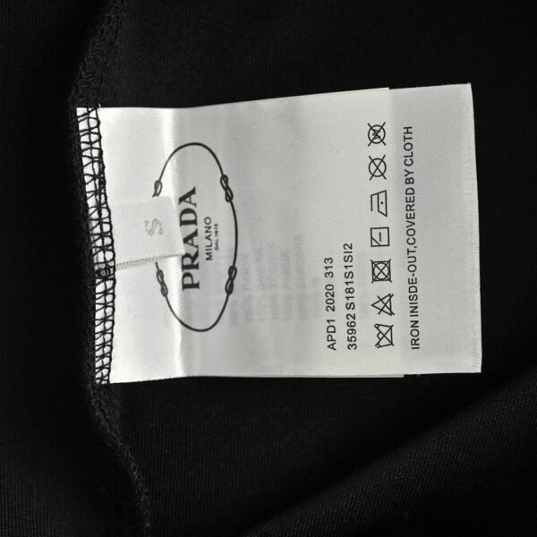Prada Re-Nylon Pocket Black Cotton Drawstring Cargo Shorts - Image 7