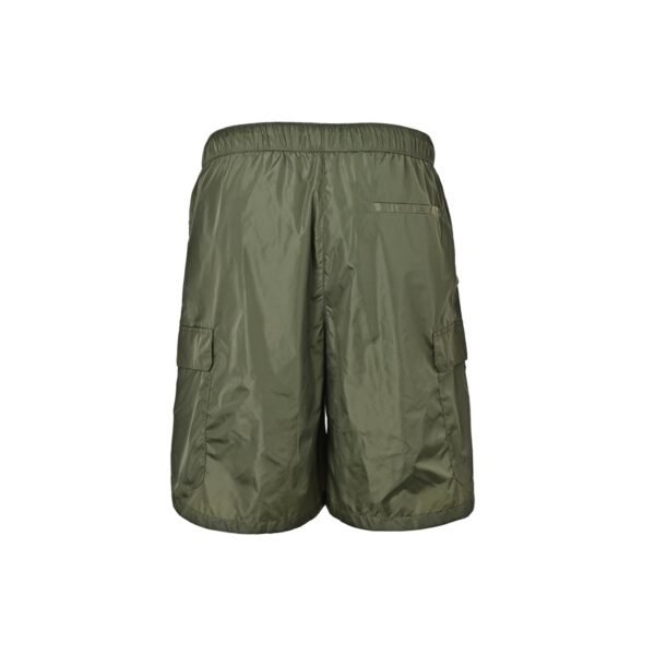 Prada Triangle Logo Black Re-Nylon Cargo Shorts - Image 6