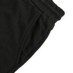 Balenciaga Heavy Metal Graphic Logo Black Drawstring Shorts - Image 7