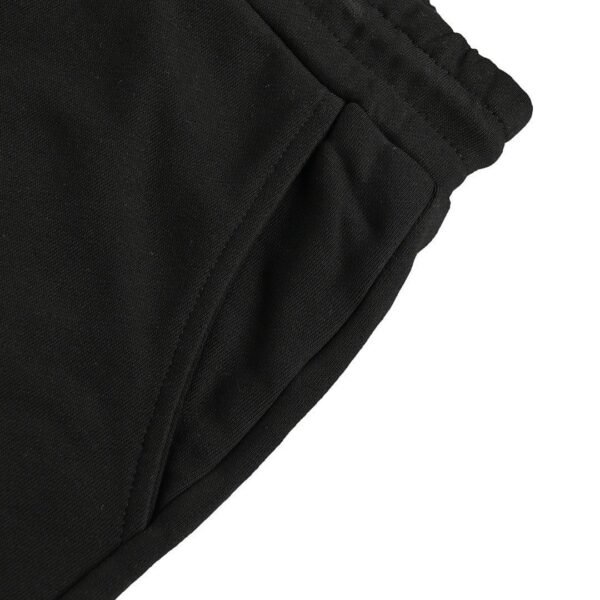 Balenciaga Heavy Metal Graphic Logo Black Drawstring Shorts - Image 7