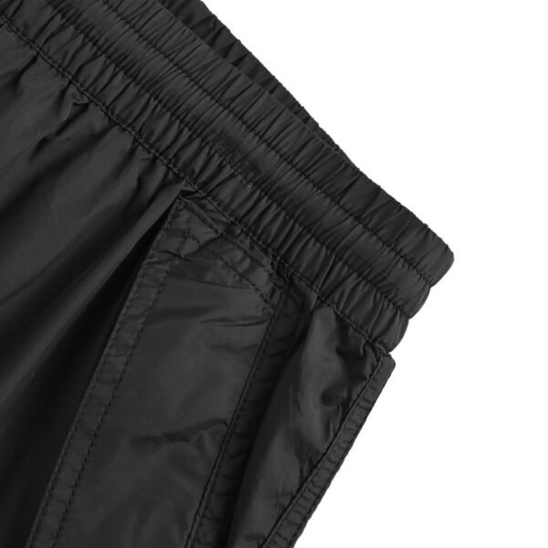 Prada Triangle Logo Plaque Black Re-Nylon Shorts - Image 7