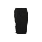 Balenciaga Heavy Metal Graphic Logo Black Drawstring Shorts - Image 4