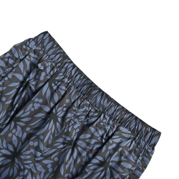 Prada Floral Print Blue and Grey Cargo Shorts - Image 5