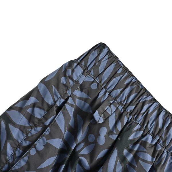 Prada Floral Print Blue and Grey Cargo Shorts - Image 6