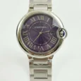 ساعة Cartier Ballon Bleu بنفسجية أوتوماتيك