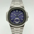 ساعة Patek Philippe Nautilus ستيل بنفسجي بحركة كوارتز تعمل بالبطارية