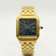 Cartier Panthere Quartz Gold Blue Watch