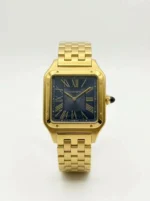 Cartier Panthere Quartz Gold Blue Watch