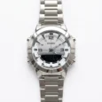 Casio Illuminator Analog-Digital Silver Dial Stainless Steel Watch