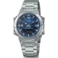 Casio Illuminator Analog-Digital Blue Dial Stainless Steel Watch