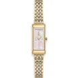 Saint Laurent Rectangular Mother of Pearl Two Tone Beads of Rice Watch