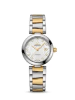 Omega Ladymatic Two Tone Diamond Dial Woman Watch