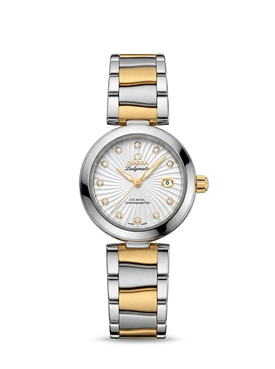 image.png_20261008031623 Omega Ladymatic Two Tone Diamond Dial Woman Watch - Image 1