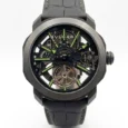 Bvlgari Octo Roma Tourbillon Black Green Skeleton Automatic Men's Luxury Watch