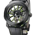 Bvlgari Octo Roma Tourbillon Black Neon Green Skeleton Automatic Men's Luxury Watch